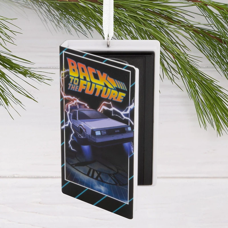 Hallmark Christmas Ornament (Back to the Future Retro Video Cassette Case)