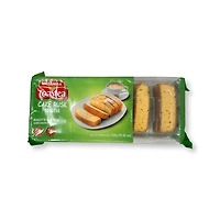 BRITANNIA EGGLESS CAKE RUSK Treat yourself to the delicious Britannia Toastea Eggless Cake Rusk. Made with the finest ingredients, these crunchy biscuits are perfect for your morning tea and evening snacks. Enjoy the delectable taste of these all-time favorite eggless cake rusk biscuits. With their crunchy texture, they make
