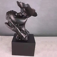 Sculpture de baiser du premier amour, cadeau pour mariage et Saint-Valentin, meubles canadiens