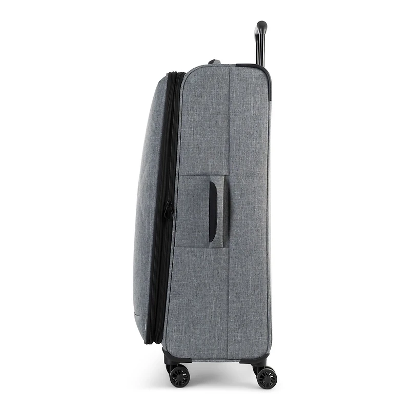 Swiss Mobility -YYZ Collection - SOFTSIDE LUGGAGE WITH DOUBLE 360-DEGREE SPINNER WHEELS - CHARCOAL