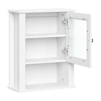 RiverRidge Home Prescott Single Door Wall Cabinet - White