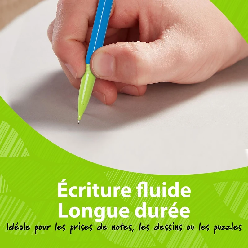 BIC Ecolutions porte-mine rétractable HB, plastique recyclé à 81 %, pointe moyenne (0,7 mm), emballage recyclé à 100 %, paquet de 12 Paquet de 12