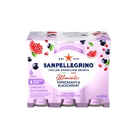 SAN PELLEGRINO MOMENTI Sparkling Water Pomegranate Blackcurrant, 6 x 330ml Cans