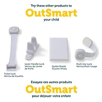 Verrou pour couvercle de toilette Outsmart™ de Safety 1st Sécurité des bébés et des enfants