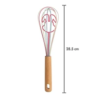 Fouet Way to Celebrate en Silicone 11”,  Forme de lapin, Rose