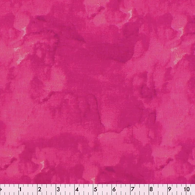 Fabric Creations Deep Pink with Smoke Texture Cotton Fabric by the Metre