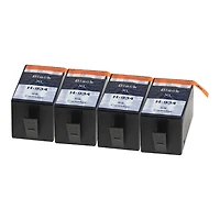 L-ink Pack de 4 Cartouches à Jet d'encres Noir Compatible 934XL (C2P23AN)