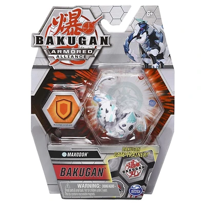 Bakugan, Maxodon, Figurine Armored Alliance articulée de 5 cm à collectionner et carte à échanger