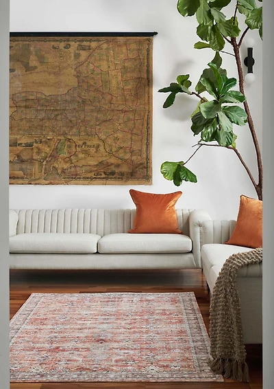 ECARPET Ruby Traditional Area Rug for Living Room, Bedroom, Dining Room, Entrance, Hallway and More.