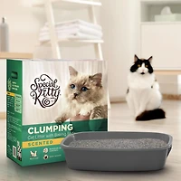 Litière pour chats avec bicarbonate de soude agglomérante parfumée Special Kitty 18 kg