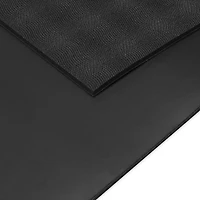 Reebok Delta 5-mm  Fitness Mat, Black, Sweat Activated Ultimate Grip