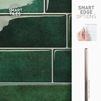 Smart Tiles Tuiles autocollante murale, Metro Fiona, Pqt-4, 11.56in x 8.38in