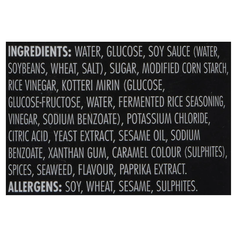 Teriyaki Experience Sauce Reduced Sodium Teriyaki, 350ml