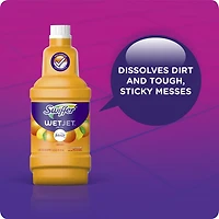 Recharge de solution nettoyante liquide pour planchers multi-surfaces et en bois Swiffer Wetjet, parfum Febreze Agrumes sucrés et entrain Table