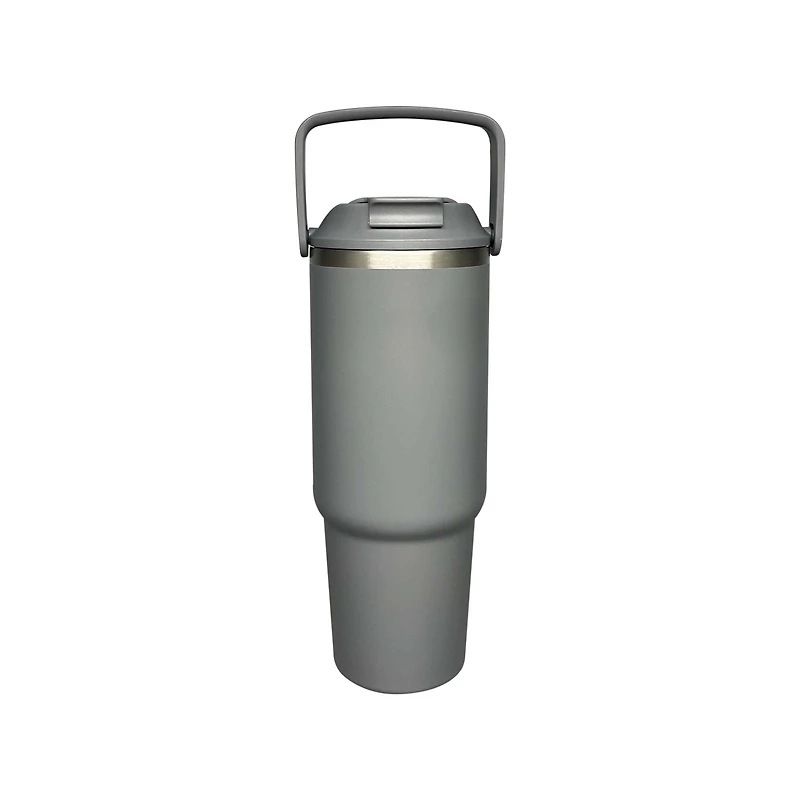 MAINSTAYS 30OZ STAINLESS STEEL TUMBLER GREY, 30OZ STAINLESS STEEL TUMBLER GREY
