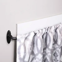 Tringle enveloppante Lunar Fast Fit à installation facile et occultation complète 1/2 po (1,27 cm), Aongueur réglable En plusieurs couleurs