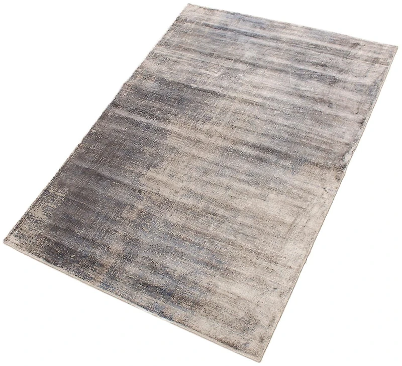 ECARPETGALLERY 5'6" x 7'10"  Transitional Galleria Hand-knotted Area Rug for Living Room, Dining Room and Bedroom in Grey