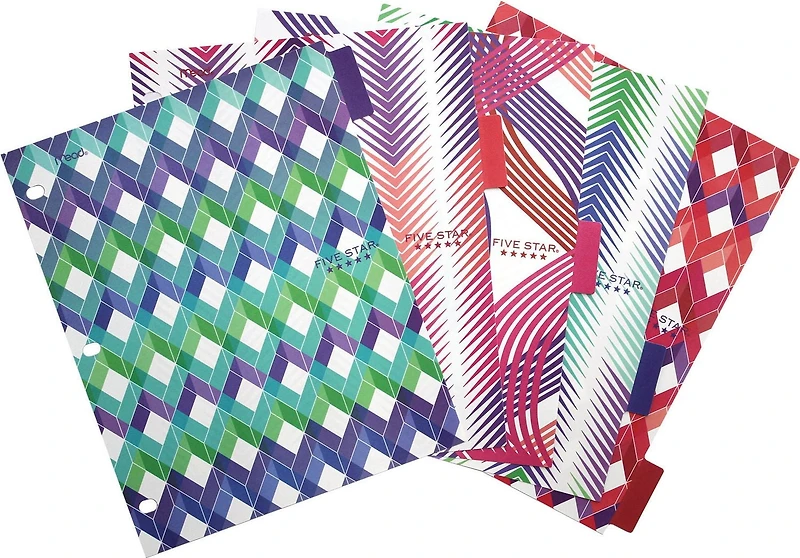 Intercalaires en Poly Five Star® STYLE