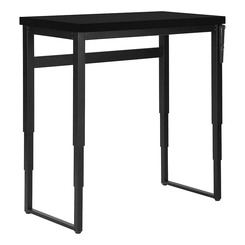 Monarch Specialties Computer Desk, Home Office, Standing, Adjustable, 48"l, Work, Laptop, Metal, Laminate, Black, Contemporary, Modern