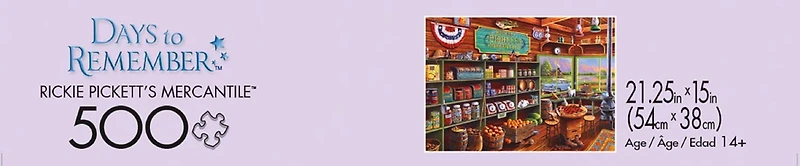 Buffalo Games Days to Remember Le puzzle Rickie Pickett's Mercantile en 500 pièces