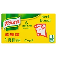 Bouillon de boeuf en cubes Knorr d'Unilever 63 g, 6 cubes