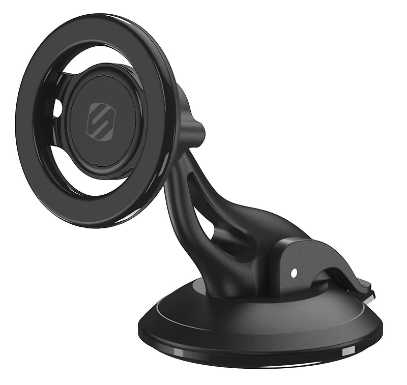 Scosche MagicMount™ SMSWD-SP Magnetic Mount for Dashboard/Windshield, MagSafe Stand, Suction Cup Phone Mount, MgSfe Mgntc Wndw/Dsh Phn Mnt