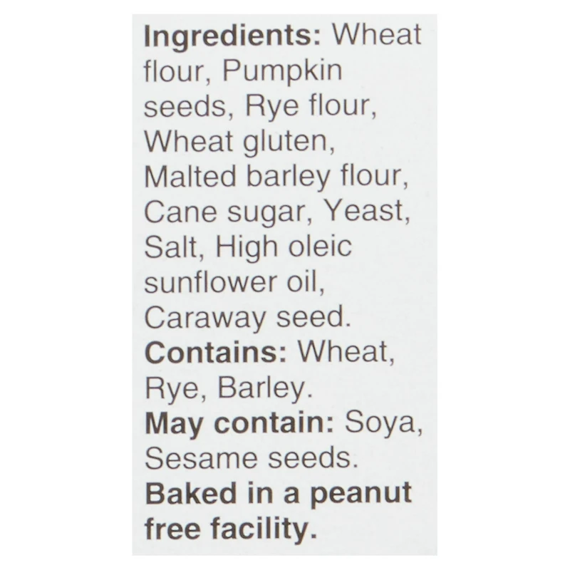 Boulangerie Grissol Melba Toast Seigle aux Graines, Osez Paq. de 10, 350 g