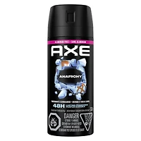 AXE Anarchy Deodorant Body Spray for 48-Hour odour protection, Pomegranate & Sandalwood, Aluminum-free Deodorant, 113g