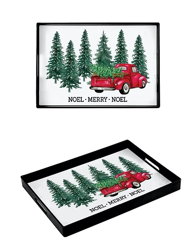 HOLIDAY TIME FARM FRESH TRAY BLACK