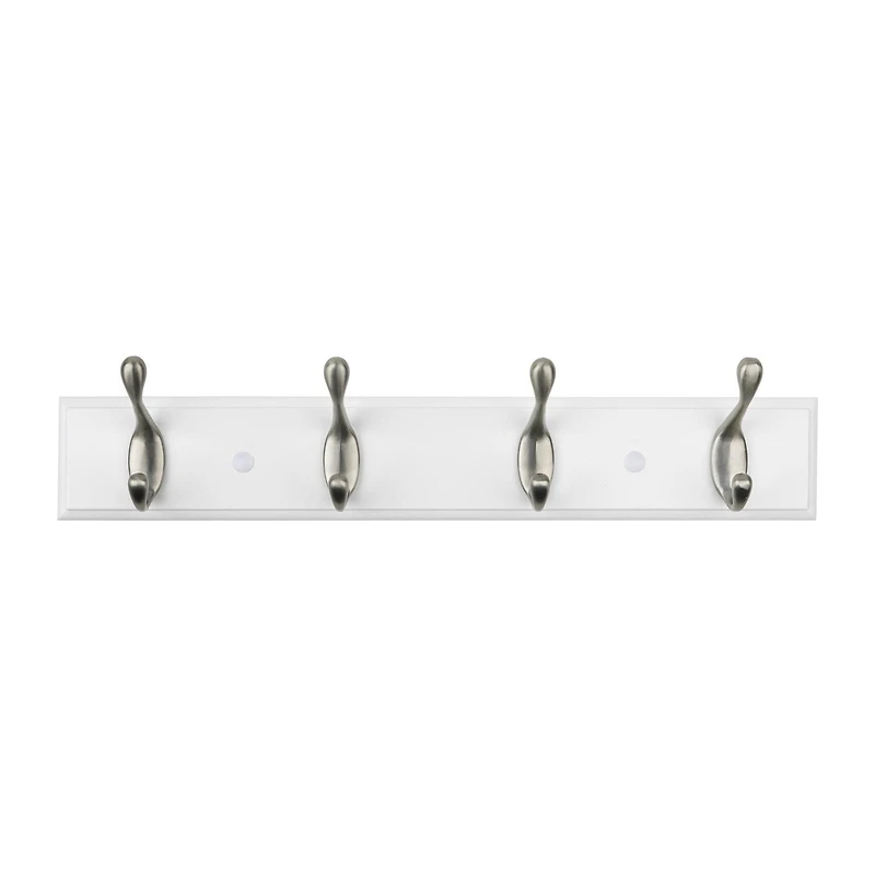 Era Classic 4 Hook Rail White