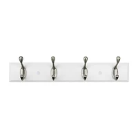Era Classic 4 Hook Rail White