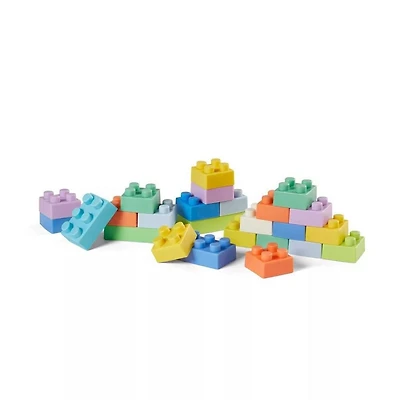 Infantino Super Soft 1st Building Blocks™ - Ensemble de 25 pièces Blocs de construction souples empilables