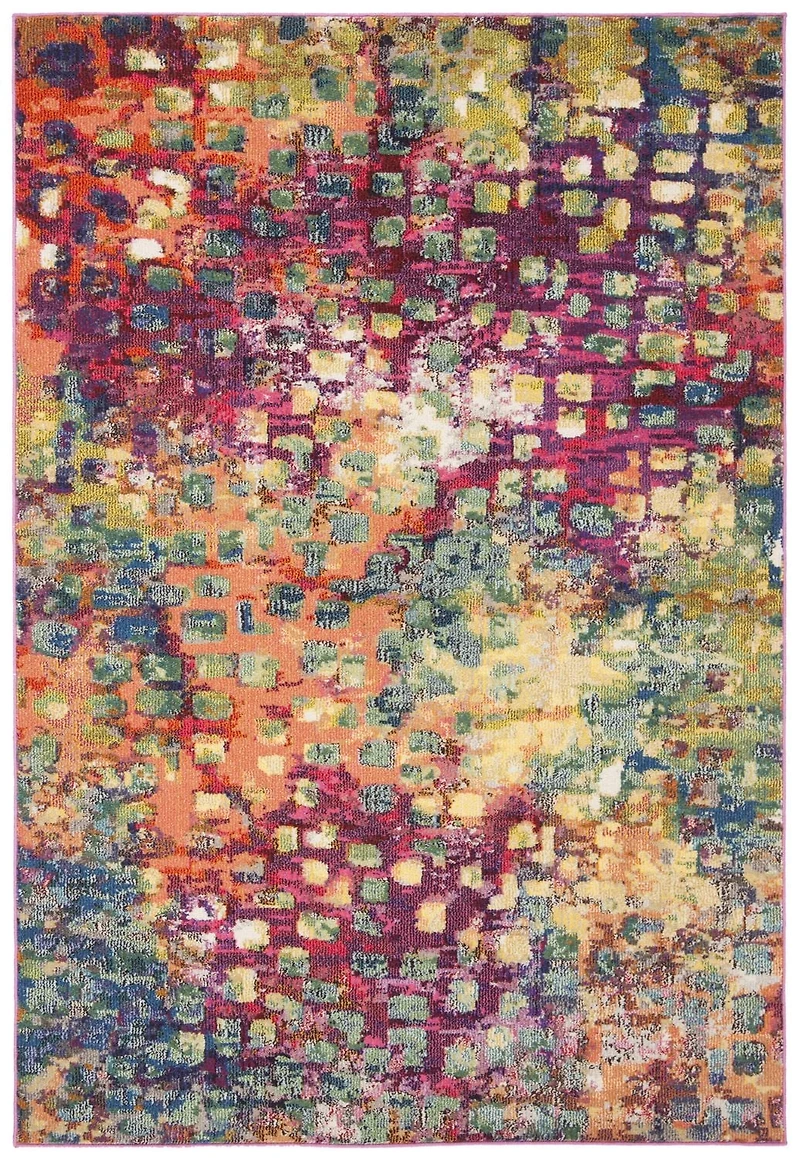 SAFAVIEH Madison Candelario Abstract Polka Dots Area Rug