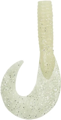 Delta Tackle D-19806 Hali Hawg 8", Pure Glow, 2/paquet Injecté avec Bio X Scent.