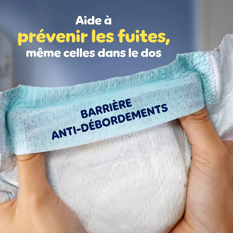 Couches Pampers Swaddlers Overnight, format Super S3 à S7 Tailles 3-7, 66-36 couches