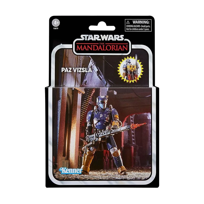 Star Wars The Vintage Collection Paz Vizsla, The Mandalorian 3.75-Inch Collectible Action Figures, Ages 4 and Up