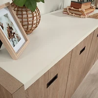Sauder Dixon City Credenza, Brushed Oak, 432894