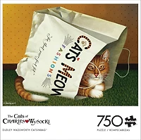 Buffalo Games - Le puzzle Cats - Dudley Wadsworth Catsinbag - en 750 pièces