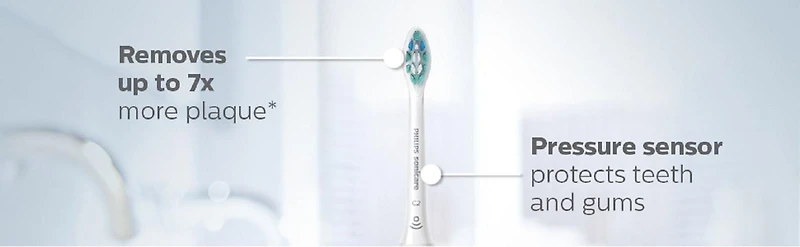 Philips Sonicare ProtectiveClean 4100 Brosse à Dents Électrique Rechargeable, Noir, HX6810/50 1 Brosse à dents électrique