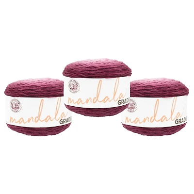 Fil Lion Brand Mandala® Gradient #4 Fil Peigné/Moyen 150g/270m 3-Paquet