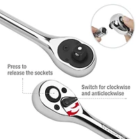 WorkPro Socket & Ratchet Set - 122 Piece