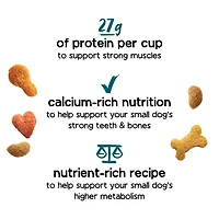 Beneful IncrediBites pour Petits Chiens avec Vrai Poulet, Nourriture Sèche pour Chiens 1,6-7 kg