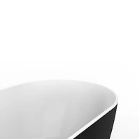 A&E Bath and Shower JORIMI-67-BLK FREESTANDING BATHTUB