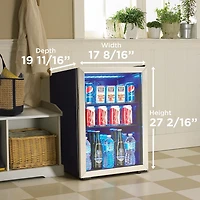Danby DBC026A1BSSDB 2.6 cu. Centre de boissons sur pied en Acier Inoxydable