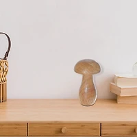 Mango Wood Decorative Mushroom Small