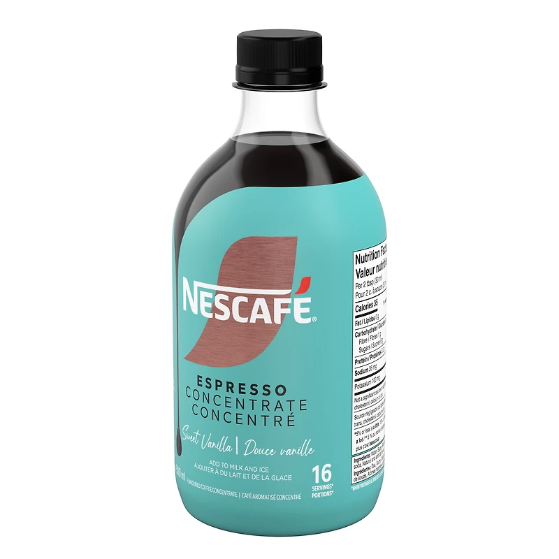 Nescafe Espresso concentré Douce vanille, Concentré de café aromatisé