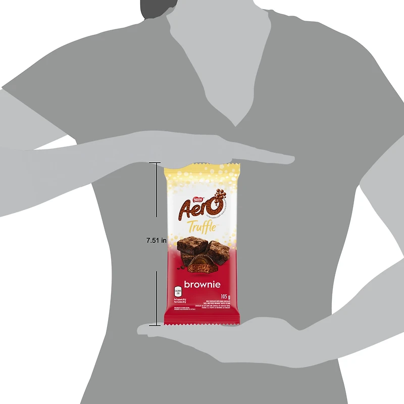 NESTLÉ AERO TRUFFLE Brownie 105 g Bar, AERO TR BRWN 15X105G