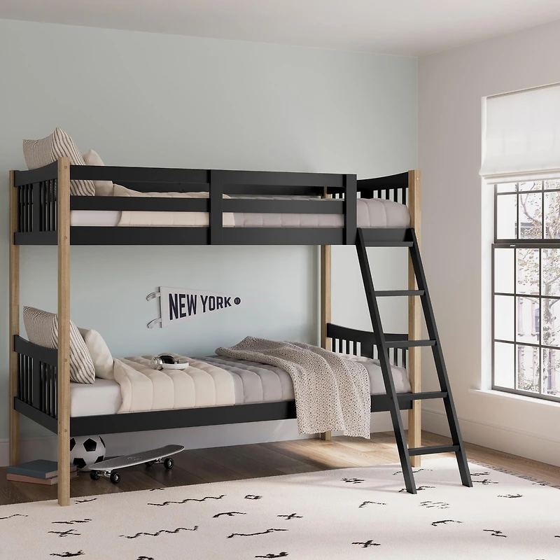 Storkcraft Caribou Solid Hardwood Twin Bunk Bed