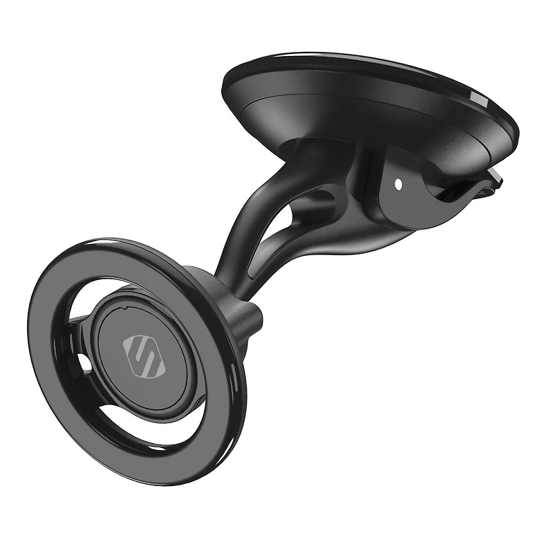 Scosche MagicMount™ SMSWD-SP Magnetic Mount for Dashboard/Windshield, MagSafe Stand, Suction Cup Phone Mount, MgSfe Mgntc Wndw/Dsh Phn Mnt
