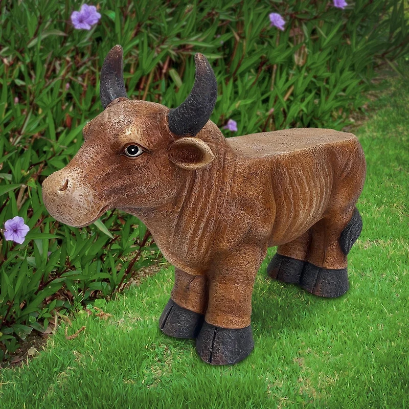 Angelo Décor 30-inch Length Cow Garden Bench
